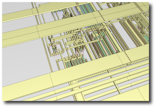 Sample 3D GDSII Cell Structures