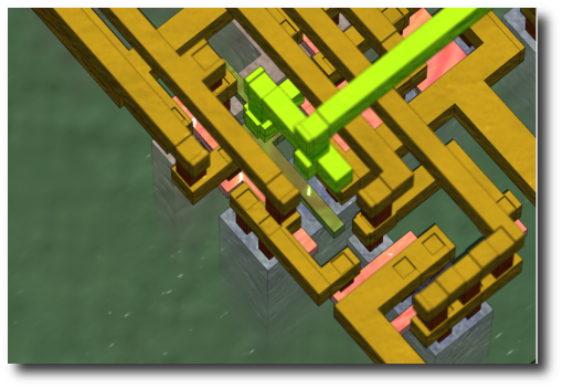 Sample 3D GDSII Cell Structures