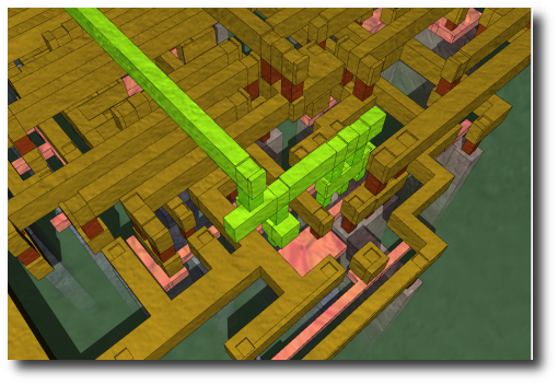 Sample 3D GDSII Cell Structures